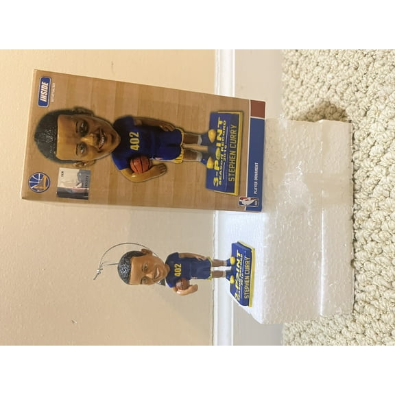 Stephen Curry Miniature 4 Inch Bobble Head Figure & Ornament