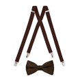 thumbnail image 2 of Tuxedo Park Suspender & Bow Tie Set (Adult, Chocolate Brown), 2 of 4