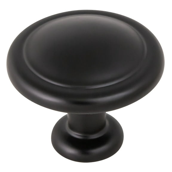 Design House 208082 Victorian Contemporary 1.18-inch Cabinet Knob, Matte Black, 10-Pack
