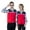 Red, variant on Toptie Multi-Pockets Work Fishing Vest, Reflective Work Sleeveless Safety Vest For Photography Hunting Travel-Navy-S