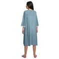 thumbnail image 4 of Moomaya Printed WoMen's Cotton Nursing Nightwear Nightdress For Ladies, 4 of 6