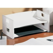 OIA White Stackable Document Tray With Handles