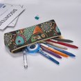 thumbnail image 5 of Naloa Rich Fish Print Leather Pencil Case - Portable Big Capacity Pencil Pouch Organizer Bag Stationery Bag for Work & Office Pencil Pen Case, 5 of 5