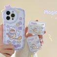 thumbnail image 1 of Funda bonita para Apple AirPods 1, 2 Pro, 3. ª generación, helado, conejo, oso, funda para AirPods Pro 3, funda con cordón para llavero, 1 of 4
