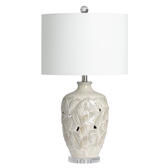 Crestview 29"H Ceramic Table Lamp With Nightlight 1Pcs Ups Pack 3.95'