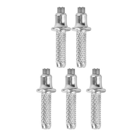 Hemoton 5pcs Steel Trekking Pole Tips for Hiking Poles, Walking Sticks, and Trekking Rods - Replacement Tips