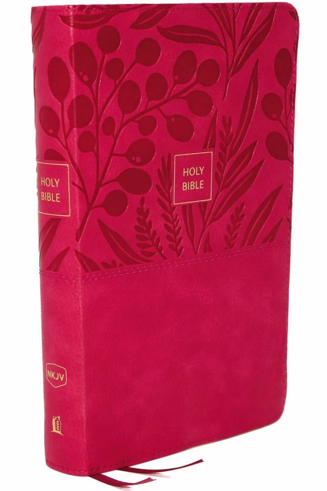 Thomas Nelson NKJV Reference Bible, Pink Large Print, Personal