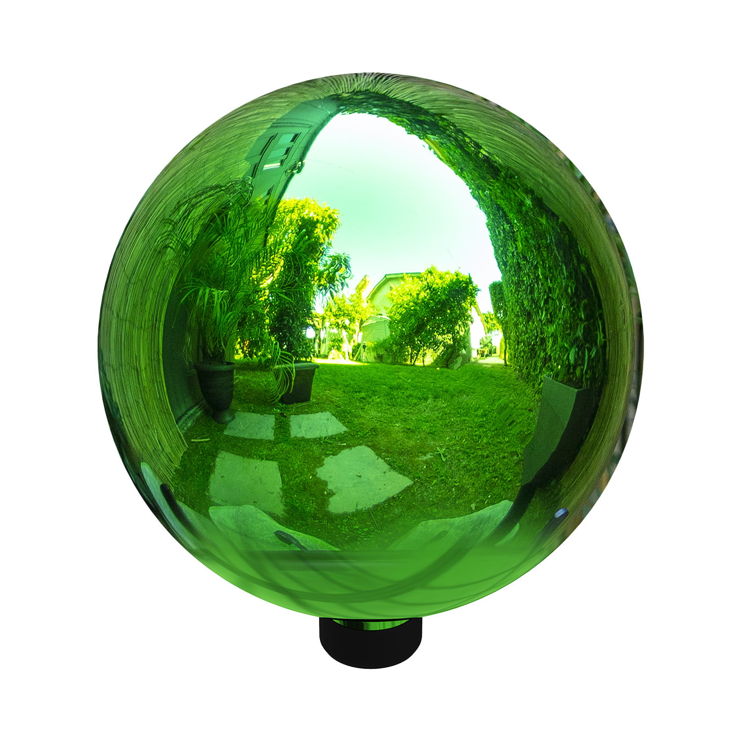 Alpine Corporation Glass Gazing Globe - Green - Walmart.com - Walmart.com