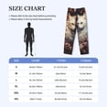 thumbnail image 5 of Daiia Flower Cat Couple Men's Sleep Pant with Pockets and Drawstring,Pajama Pants-Small, 5 of 9