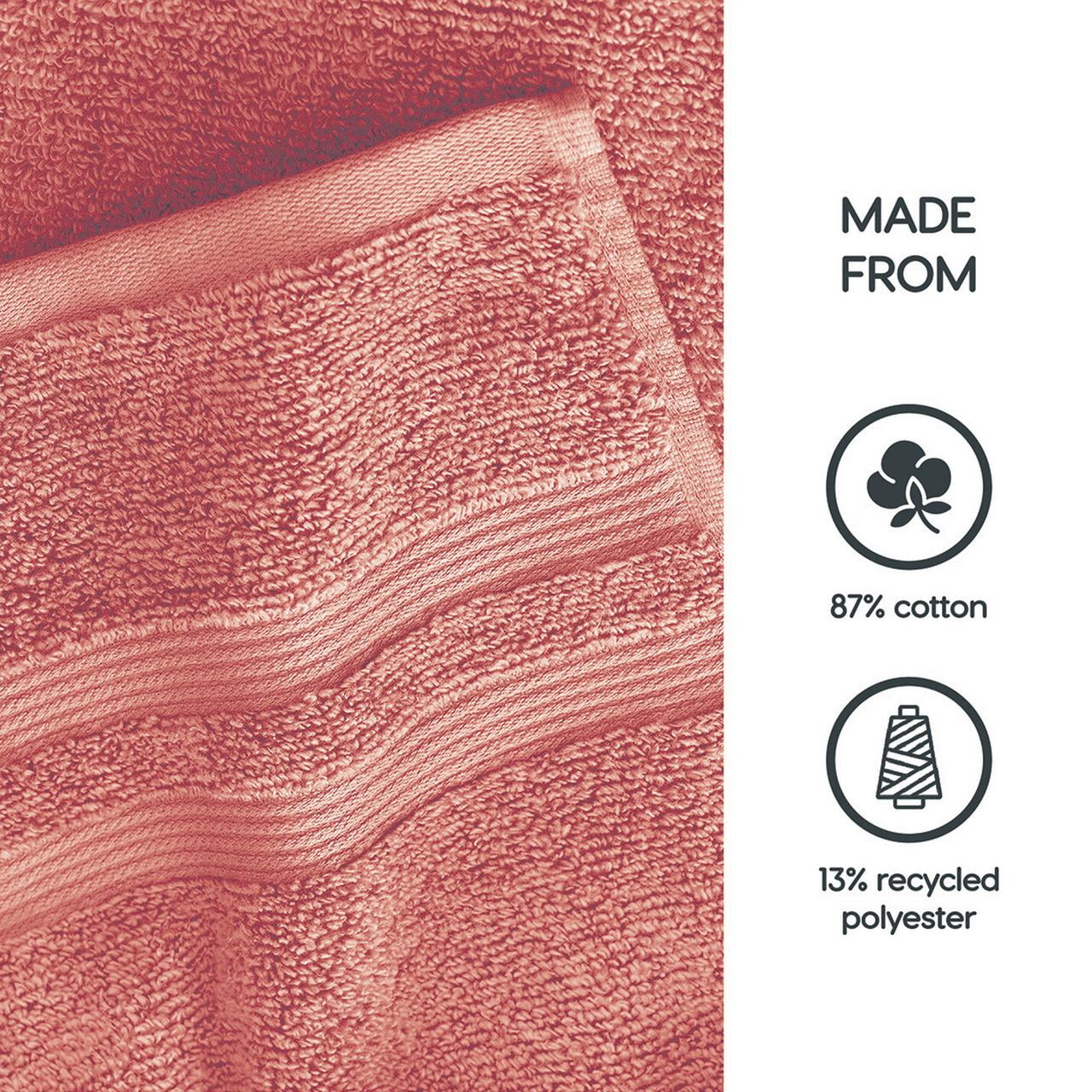 Mainstays Performance Solid Bath Towel, Terra Cotta, 54x30 inches