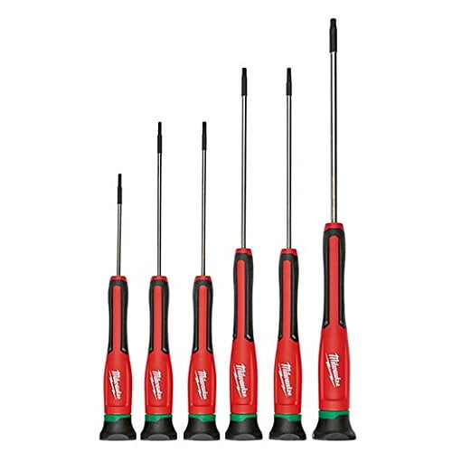 Milwaukee 48-22-2610 6-Piece Precision torx Screwdriver Set