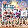 thumbnail image 4 of XWSHYW Adornos Colgantes Calendario Calendario En Cuenta Regresiva En Colgante Bonito En 2D En 24 Formas Diferentes para La Llegada de Mascotas En Navidad, Adorno para Árboles de Navidad, 4 of 6
