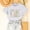 White, variant on YHAJDS Women's Round Neck Tops Letter Print Short Sleeve Loose Casual Summer Daily Blouse