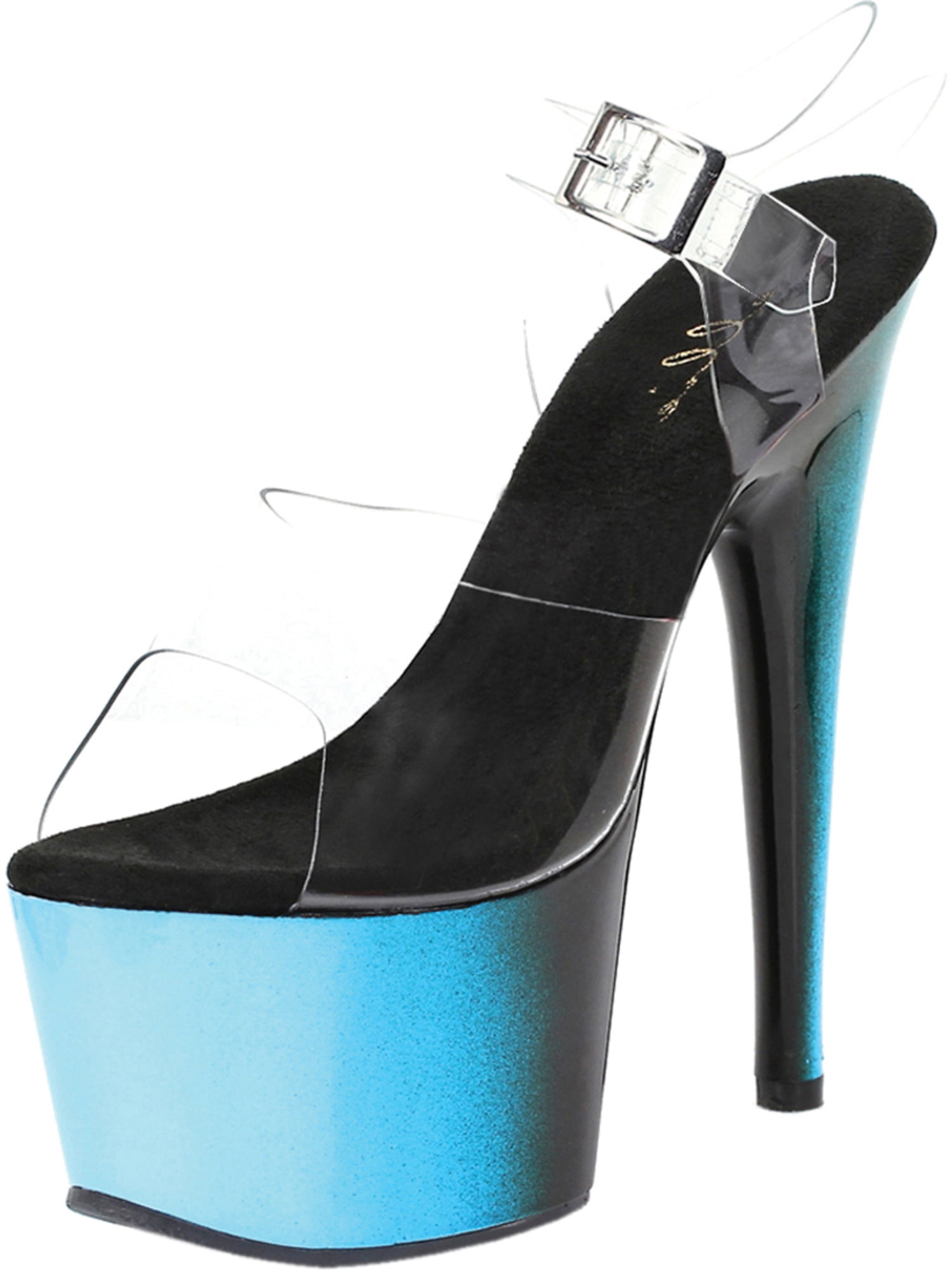 blue ombre heels