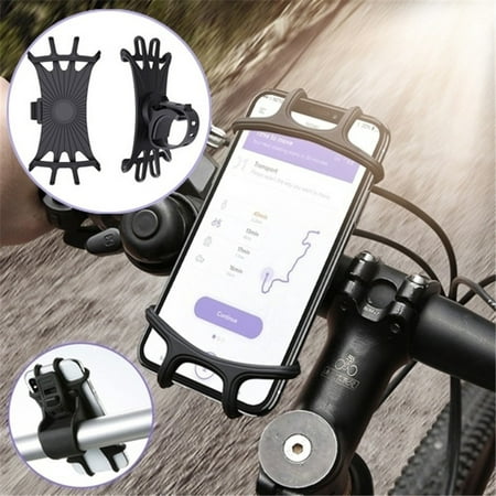 Bike Mount for Phone Anti Shake Fall Prevention Bicycle Handlebar Adjustable Mobile Phone Holder Cradle Clamp with 360 Rotate Universal for iPhone Android Smartphone (Best Texas Holdem Android)