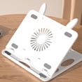 thumbnail image 4 of Qonix Foldable Cell Phone Stand - Adjustable Tablet and Smartphone Holder, Portable Phone Stand with Stable Structure, Heat Dissipation, Multi-Angle Viewing for Desk or Bed, 4 of 6