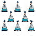 thumbnail image 4 of Big Dot of Happiness Go, Fight, Win - Sports - Cone Happy Birthday Party Hats for Kids and Adults - Set of 8 (Standard Size), 4 of 7
