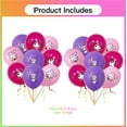 thumbnail image 5 of Kuromi Balloons Birthday Party Supplies Decor Fans Set Decorations Kit, 5 of 6