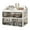 Two-Layer, variant on Large Capacity Desktop Makeup Organizers Storage Rack Elegant Designs for Bedroom Bathroom Countertop