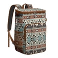 thumbnail image 1 of Aesthetic Earthy Cooler Backpack - 20L Insulated Leakproof Bag, Bohemian Design for Beach, 1 of 6