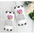 thumbnail image 3 of Gigi Gifts For Grandma Gifts For Gigi From Grandkids - 20oz White Best Gigi Ever Travel Tumbler - Christmas Birthday Gifts For Gigi Nana Grandma Birthday Announcement Gifts Water Cup With Lip Straw, 3 of 5