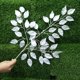 thumbnail image 2 of Una docena de hojas blancas artificiales boda Festival celebración Fondo camino Led flor hogar DIY flor decorativa Artificial Zhivalor OTTO-2027118, 2 of 5