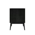thumbnail image 6 of GDF Studio Wilbur Mid Century Modern Wooden 3 Drawer Chest, Black, 6 of 8