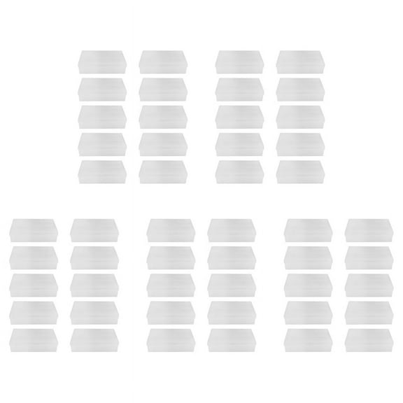 50Pcs Box Trading Card Case Card Storage Organizer Clear Card Case Plastic Storage Box for Gaming Cards