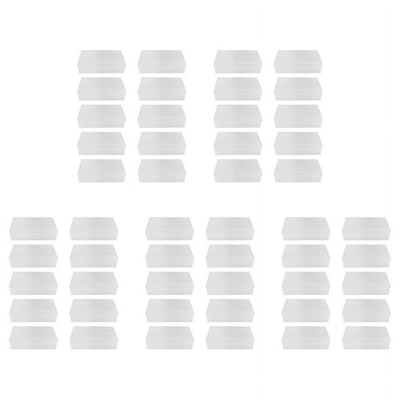 50Pcs Box Trading Card Case Card Storage Organizer Clear Card Case Plastic Storage Box for Gaming Cards