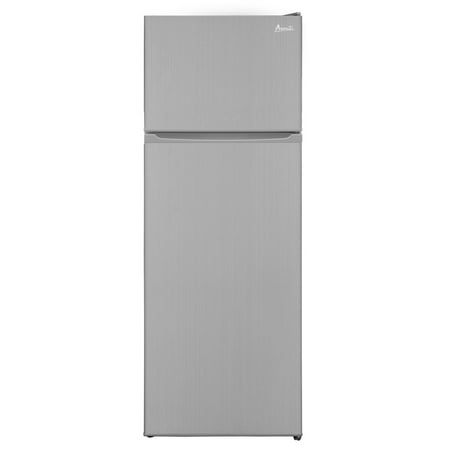 Avanti 7.4 cu. ft. Apartment Size Refrigerator - Top Freezer 2022 version. Stainless Steel