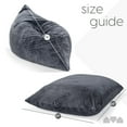 thumbnail image 2 of Milliard Snuggery 3 in 1 Giant Bean Bag Chair, 2 of 7