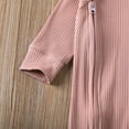 thumbnail image 4 of Seyurigaoka Infant Baby Long-Sleeved Bodysuit, Unisex Side Zipper Up Jumpsuit, 4 of 7