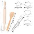 thumbnail image 5 of FUTUREORYY Pink Pretend Play Kitchen Toy Set for Kids Playing Made of Safe Durable Plastic 11Pcs, 5 of 5