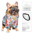 thumbnail image 3 of Bingfone Floral Ditsy Dog Clothes Hoodie, Pet Winter Coat,Puppy Sweatshirts For Small Dogs Boy Girl,Suitable For All Breeds-Large, 3 of 8