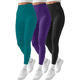 thumbnail image 1 of Set 3 Mallones Mujer Leggings Stretch Leggins Mayon Mallas, 1 of 9
