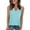 Light Blue, variant on Summer V Neck Tank Tops for Womens Solid Color Casual Loose Fit Sleeveless Blouse for Everyday and Layering S-5XL Navy