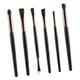 thumbnail image 2 of Cepillos de Maquillaje de Ojos Sunnimix Aplicador de Ojos Definidor en Polvo 6 Piezas Café Negro, 2 of 8