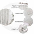 thumbnail image 3 of Ocean Starfish Seashell Bathroom Shower Curtains with 12 Hooks Waterproof Shower Curtain for Stalls and Bathtubs Summer Marine Life Floral White Decorative Bathroom Privacy Curtain 60x72 Inches, 3 of 9