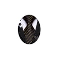 thumbnail image 2 of Set de Corbata Barry.Wang Rayas Negro Dorado en Seda Tejida, 2 of 9