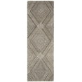 thumbnail image 2 of SAFAVIEH Micro-Loop Colton Geometric Diamonds Runner Rug, Dark Grey/Ivory, 2'3" x 7', 2 of 5