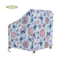 thumbnail image 7 of Renewold Waterproof Outdoor Chair Covers UV Resistant Patio Adirondack Rocking Chair Covers Recliner Chair Protector Fits up to 29W x 33D x 36H Inches, Butterfly Bohemian Flower Blue, 7 of 7