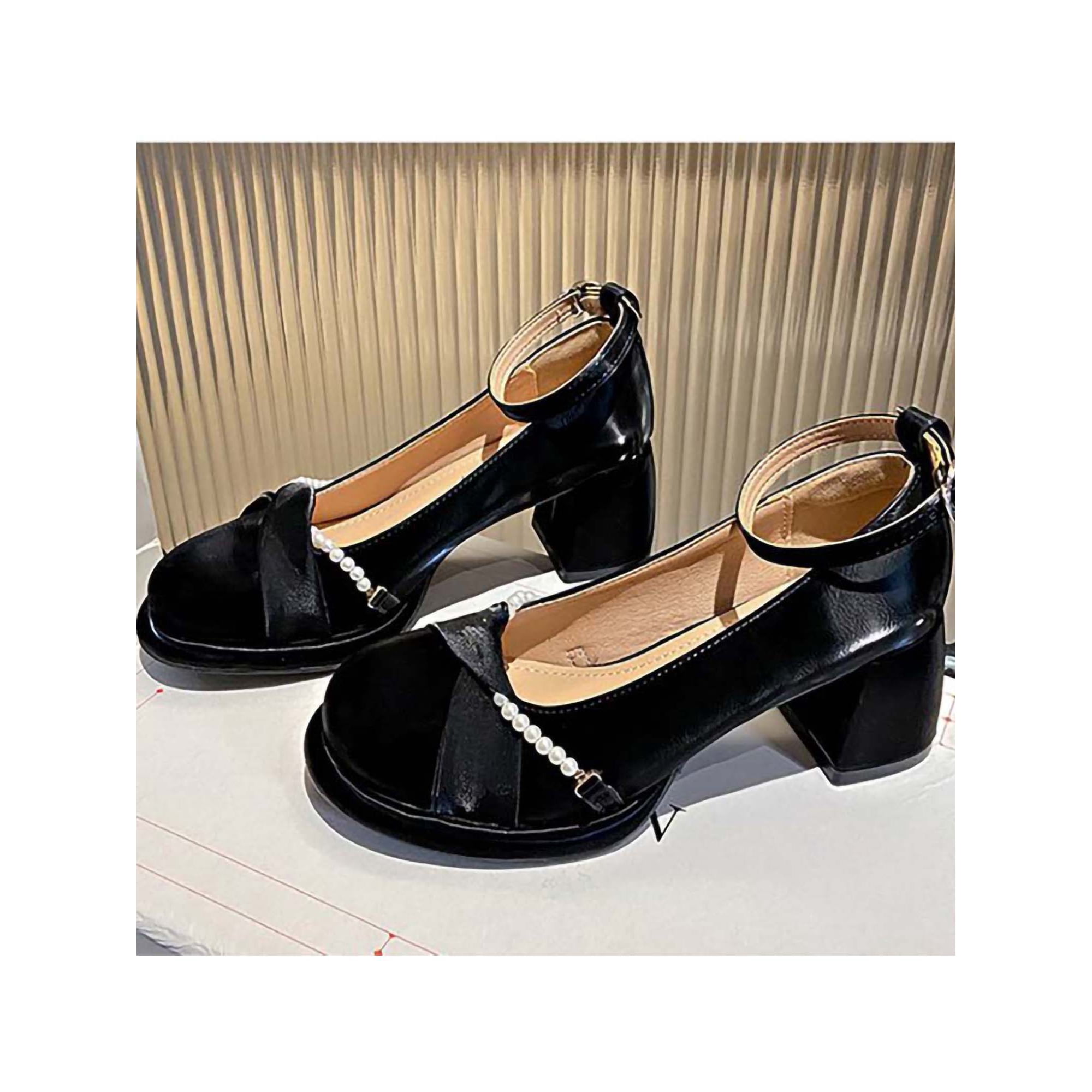 Ankle strap loafers hotsell