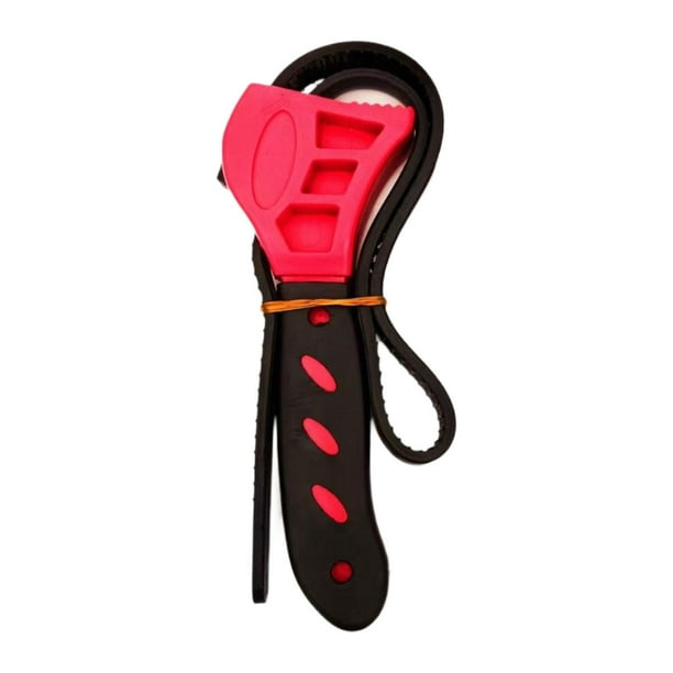 Llave para tubos de goma, herramienta de plomería ajustable, abridor de frascos universal flexible para 6 pulgadas