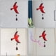thumbnail image 2 of Carillón de viento de campana al aire libre del ornamento de la ejecución del pájaro del hierro para el patio trasero del jardín, 2 of 6