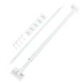 thumbnail image 1 of HLONKAdjustable Spring Tension Curtain Rods  0.9cm Diameter  Plastic Finial  30.4-48cm  2pc Set, 1 of 6