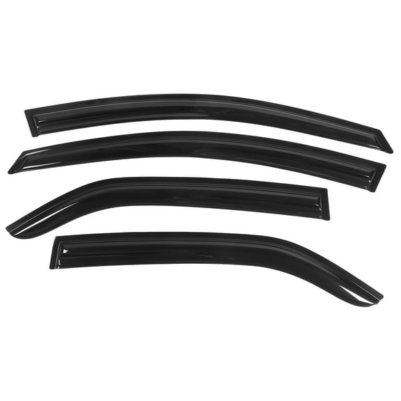 Ikon Motorsports Compatible with 09-13 Kia Forte Sedan MU Style Acrylic Window Vent Visor Deflector Rain Guard 4Pc Set Outside Mount 2009 2010 2011 2012 2013