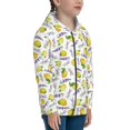 thumbnail image 5 of Kdxio Lavender Flowers Pattern Kids Boys Girls Zip Up Hoodie 3D Printed Hooded Sweatshirt Hoody Coat with Pocket 7-12 Y-Medium, 5 of 6