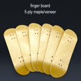 thumbnail image 2 of Skateboard à Doigts Planche à Doigts Érable 100*30mm Bout de Doigt Cadeau Créatif Planche de Sport à Doigts, 2 of 8