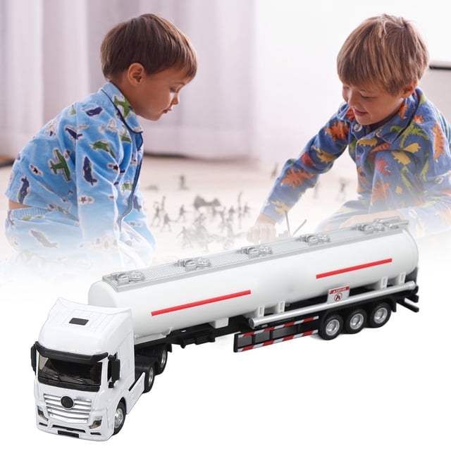 1:50 Camión Camión Cisterna, Tractor Remolque De Vehículos De Transporte De Juguete Modelo Juguete, Desestimable Para Niñas Para Niños