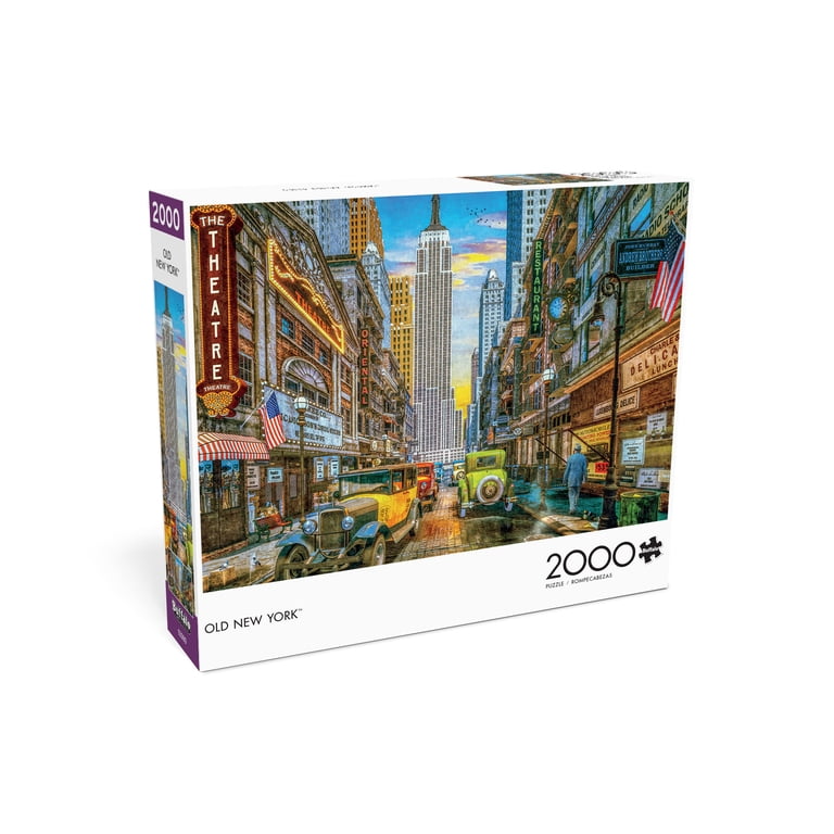 OLD NEW YORK ジグソーパズル 2000ピース Buffalo Games 2000-Piece Old New York Interlocking Jigsaw Puzzle